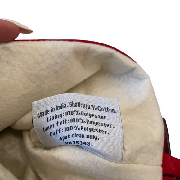 MARTHA STEWART Christmas Nutcrackers Stocking 22in Cotton Holiday Decor NEW - Picture 7 of 11